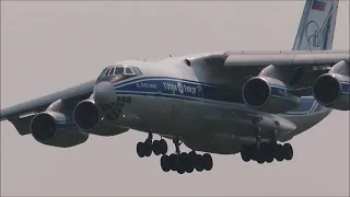 Ilyushin Il-76 RA-76503 landing.