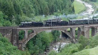 125 YEARS GOTTHARDBAHN - Steam trains and more - Mythos Gotthard Railway - Best GB Steam on YouTube