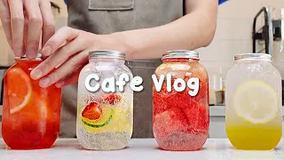 🍦쉬운 홈커피 레시피 공유🌼30mins Cafe Vlog/카페브이로그/cafe vlog/asmr/Tasty Coffee#505
