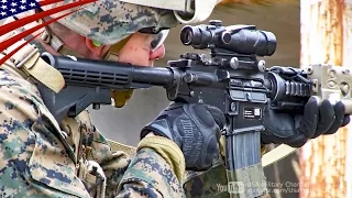 US Marines & Japan Ground Self-Defense Force Soldiers Shooting, Martial Arts Training