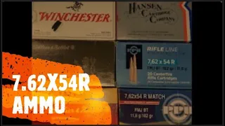 Mosin Nagant 7.62X54R Ammo options and Bullet choices