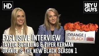 Taylor Schilling & Piper Kerman - Orange is the New Black Exclusive Interview