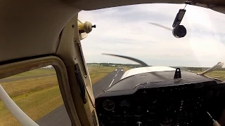 GoPro HD: POV First Solo Flight Cessna 150