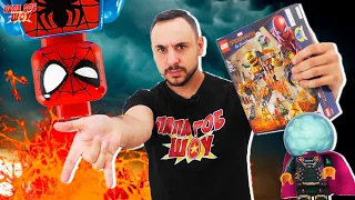 ПАПА РОБ И LEGO MARVEL SUPER HEROES: БОЙ С РАСПЛАВЛЕННЫМ ЧЕЛОВЕКОМ - ЧЕЛОВЕК-ПАУК VS МИСТЕРИО!