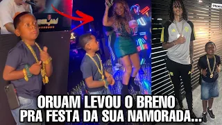 ORUAM levou seu filho BRENO pra festa da sua mulher FERNANDA VALENCA…