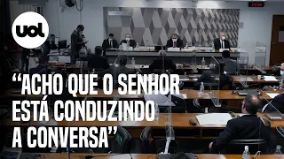 Pazuello critica perguntas de Renan Calheiros, e senadores batem boca na CPI