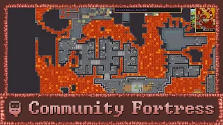 Dwarf Fortress - Strappedcrypt | Community Forts (Lava Flooded Cavern Fort)