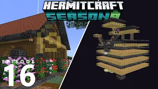 HermitCraft 9 E16: Tall Flower, Cocoa Bean & Shulker Farms