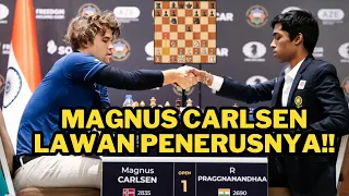 FINAL IMPIAN PECINTA CATUR!! || Praggnanandhaa vs Magnus Carlsen || Final Fide World Cup 2023 Game 1