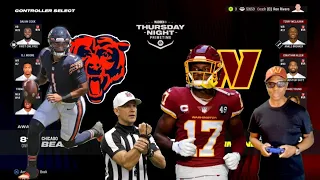 Washington Commanders Franchise Vs The Chicago Bears - Madden NFL 24