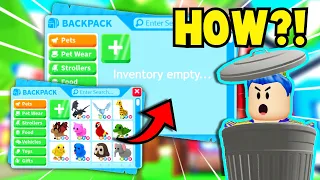 Going AFK As A *TRASH CAN* For 24 Hours CHALLENGE...I Got *SCAMMED* UNDERCOVER!! Adopt Me Roblox