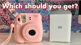 Polaroid Camera vs. Polaroid Printer Comparison (Fujifilm Instax)