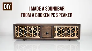 I Made a Soundbar with Kumiko Grills - DIY Speaker