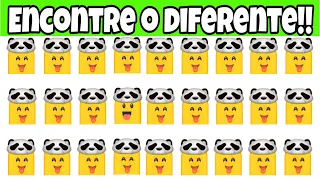 qual é o emoji diferente - encontre o emoji diferente em 30 segundos! encontra o diferente 10