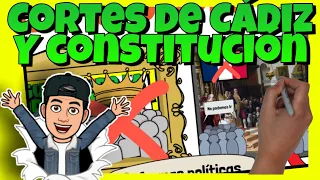 📕 Las CORTES de CÁDIZ y la CONSTITUCIÓN de 1812 | RESUMEN