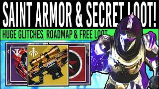 Destiny 2: CONTENT ROADMAP & SAINT ARMOR! Huge GLITCHES, Free Emblem, Emergency Fixes, Ghostbusters?