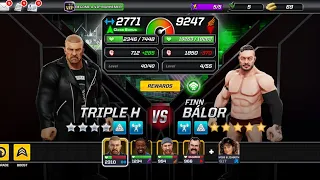 TRIPLE H VS FINN BÁLOR[]WWE Mayhem Gameplay[]