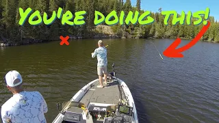 The #1 MISTAKE we make when MUSKY FISHING on Shield Lakes! (warning: we are all guilty)