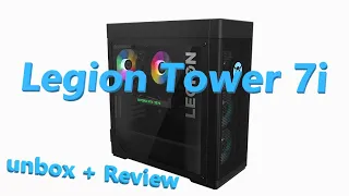 Lenovo Legion Tower 7i Gaming Desktop Unboxing and Review