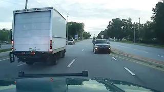 Box Truck Drives Wrong Direction in Police Chase