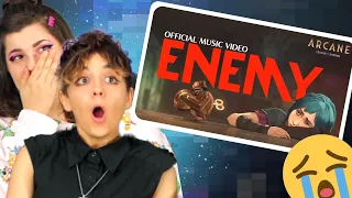 Sisters React to "ENEMY" | Arcane League of Legends Music Video