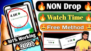 Watch time new method | Watchtime kaise badhaye | How to get 4000 watch hours |watch time 4000 hours