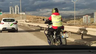 Ankara'da MT-07 ile A sınıfı ehliyet güzergahı-Mamak