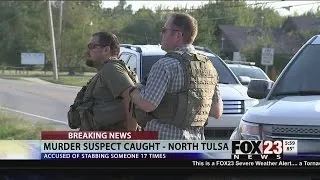 VIDEO: OKC murder suspect arrested in Tulsa