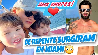 🔴GUSTTAVO LIMA E ANDRESSA SUITA SURGEM DE REPENTE COM OS FILHOS EM MIAMI 😱