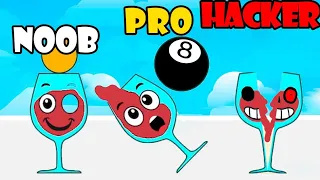 NOOB vs PRO vs HACKER - Spill It | Gamplay Satisfying (Android,iOS)