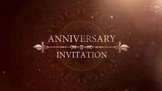 Wedding Anniversary Invitation Video ।। WhatsApp invite ।। e-card ।। Save the Date