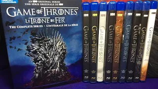 GAME OF THRONES THE COMPLETE SERIES BLU RAY UNBOXING