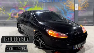 PEUGEOT 407 KOMPLE RESTORASYON | POLITECH GARAGE !