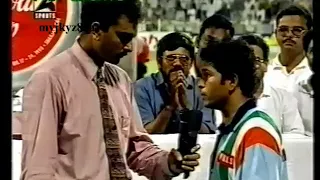 Tendulkar Post Match Interview after scoring 134 runs against Australia 1998.