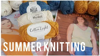 Drops Cotton Yarn Haul &  Summer Knitting Plans Podcast