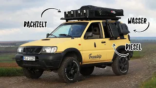 Mega Front Runner Setup für den Nissan Terrano Offroad Camper! Dachträger, Dachzelt, Lightbars 🔥