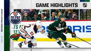 Oilers @ Wild 4/12  | NHL Highlights 2022