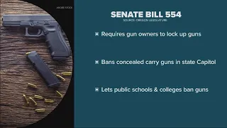 Oregon lawmakers pass new gun laws after receiving threats