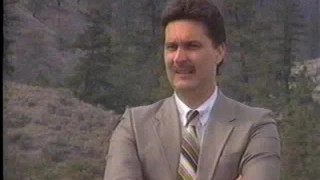 Tranquille update - CFJC TV 7 news with Stu Blakely (Late 80s)