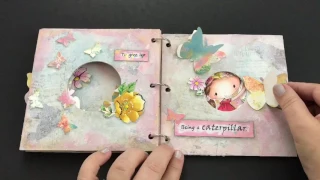 Journal flip tunnel book - Inspired by Joggles Great Big Tunnel Book Inspiration Project
