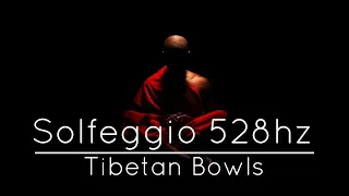 SOLFEGGIO 528hz - RESTAURACION ADN,  PAZ INTERIOR - CUENCOS TIBETANOS