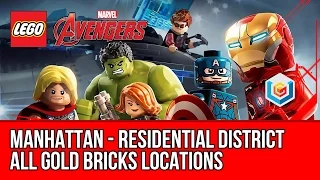 LEGO Marvel's Avengers - Manhattan - All Gold Bricks Collectibles - Residential District