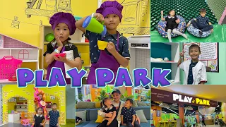 Көзайым👧🏻& Алинұр👦🏻 от души Батутта🎡🎢 ойнады🙃🤪✌️Play Park🏨