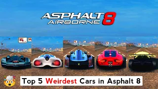 Top 5 Weirdest Cars in Asphalt 8 2023 - Android Gameplay - Part 1