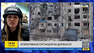 Оперативная ситуация на Донбассе: включение из Авдеевки