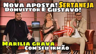 Marilia Mendonça - grava com seu  irmão Gustavo - que fará dupla com domvittor 💥