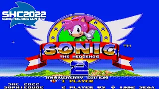 Sonic 2: Anniversary Edition - Pink Update (SHC '22) ✪ Full Game Playthrough (1080p/60fps)