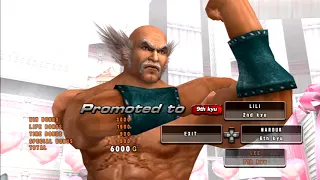 Tekken 5 Dark Resurrection PS3 Heihachi Ghost Battle part1