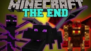 Minecraft: THE END MOD (HARDCORE BOSSES, DUNGEONS, & EPIC ITEMS!) Mod Showcase