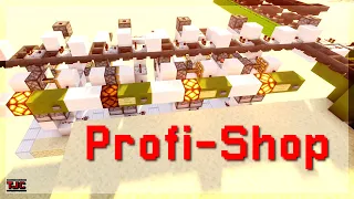 Minecraft PROFI Redstone Shop mit Kasse | x für x | Tutorial